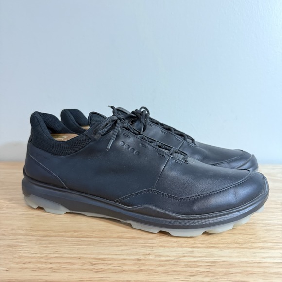 ECCO Biom Hydromax Hybrid 3 Men's Size 13-13.5 (EU 47) Golf Shoes Black - Picture 1 of 10